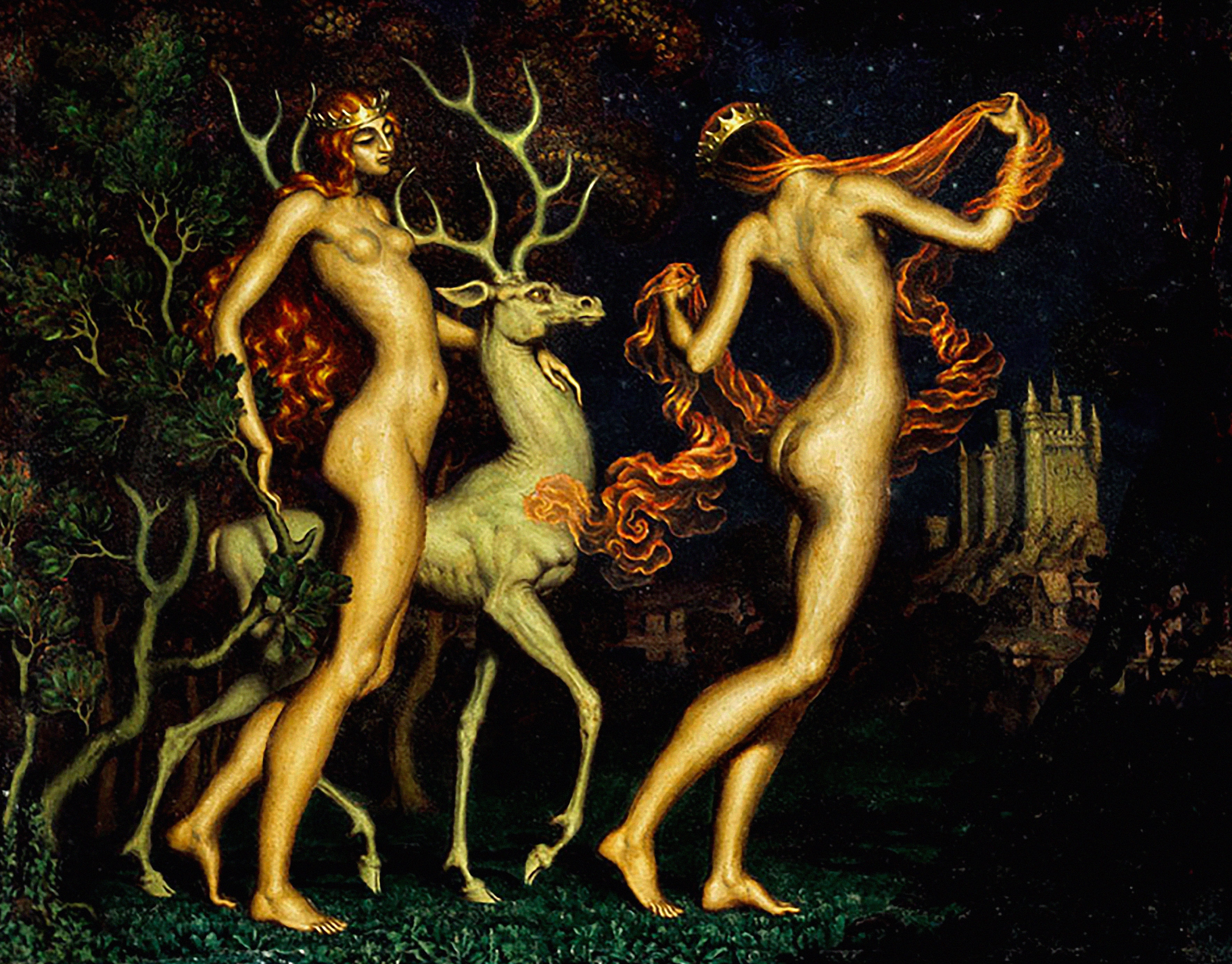 Еденде ақ шұлық киген брюнетка